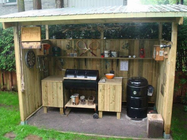 Backyard Bbq Sheds
 Instead Destroying Their Old Shed They Made It