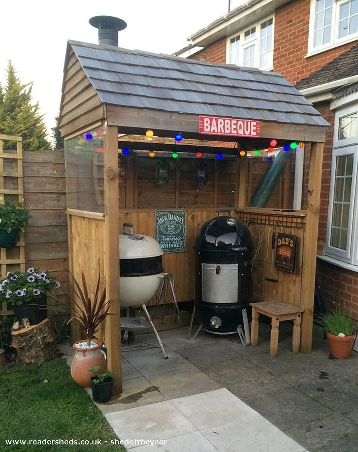Backyard Bbq Sheds
 Unexpected from backyard patio owned by Stuart Cracknell
