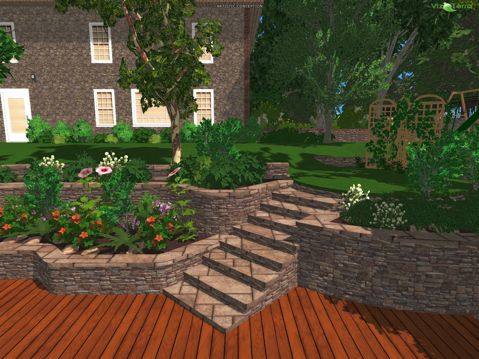 Backyard Designing Software
 VizTerra Gives Landscaping Industry Professional 3D