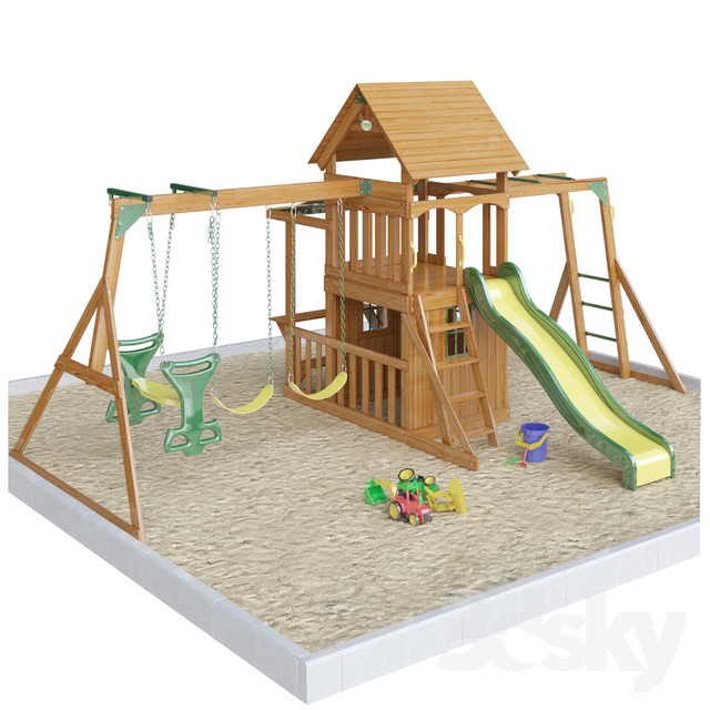Backyard Discovery Saratoga
 3d models Other architectural elements Saratoga Wooden