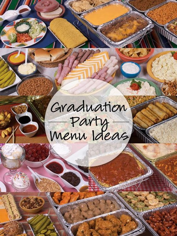 Backyard Graduation Party Food Ideas
 Graduation parties Parties and Graduation on Pinterest