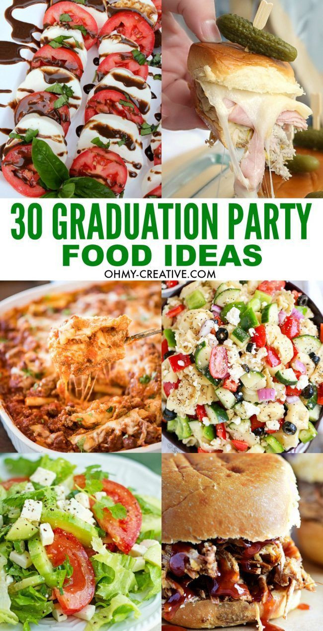 Backyard Graduation Party Food Ideas
 30 Must Make Graduation Party Food Ideas