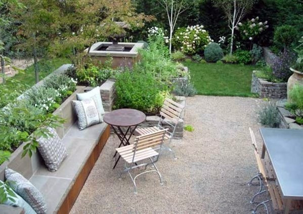 Backyard Gravel Ideas
 Top 40 Best Gravel Patio Ideas Backyard Designs