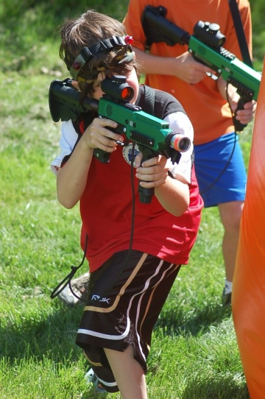 Backyard Laser Tag
 Looking for adventure Try Outdoor Laser Tag