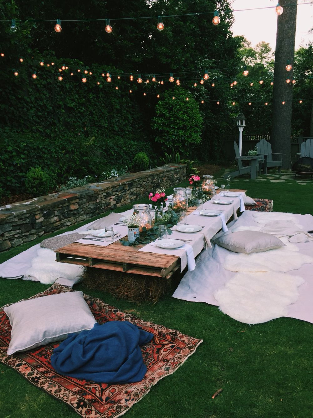 Backyard Picnic Party Ideas
 Pin by Style and Trends on Just Beautiful