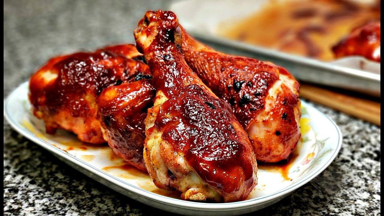 Baked Bbq Chicken Recipe
 Easy Oven Baked BBQ Chicken