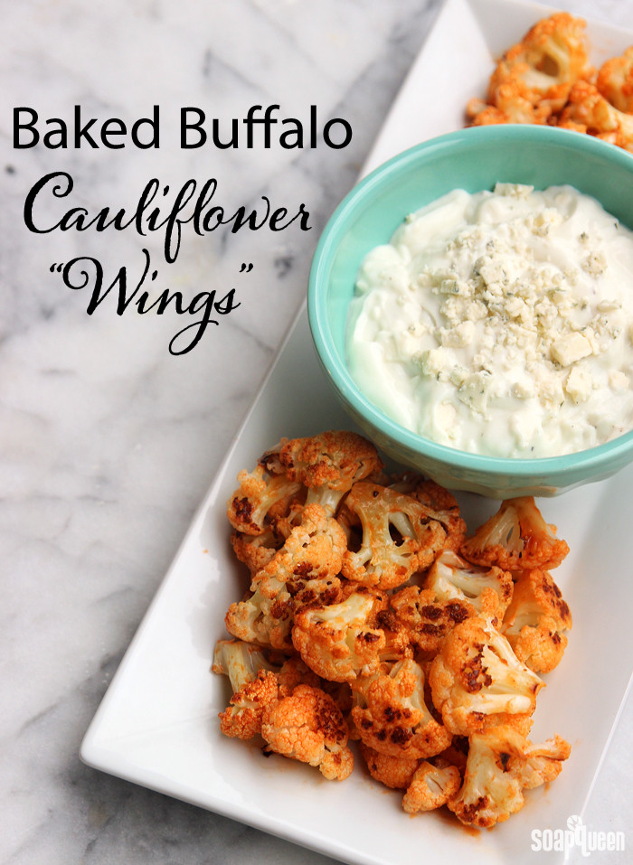 Baked Buffalo Cauliflower
 Baked Buffalo Cauliflower "Wings" Soap Queen