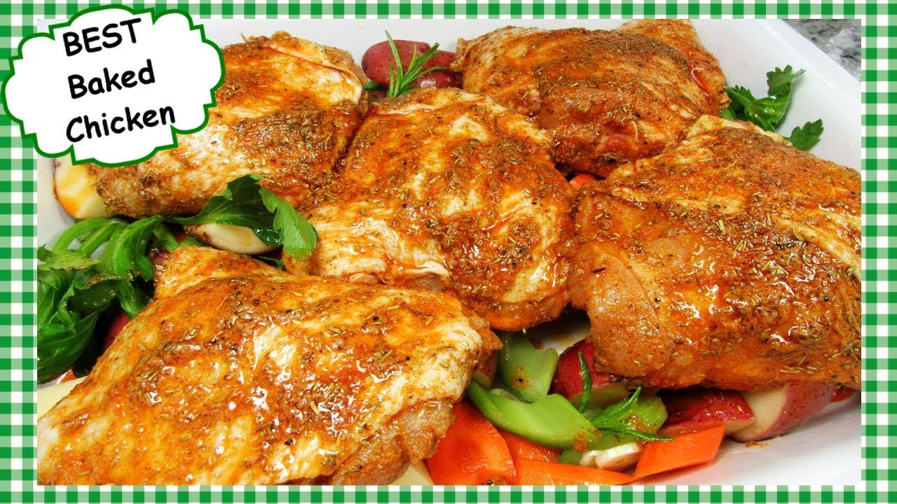 Baked Chicken Receipes
 The BEST Oven Baked Chicken Recipe e Pan Baked Chicken