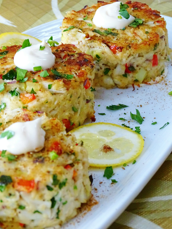 Baked Crab Cakes
 Baked Crab Cakes with Meyer Lemon Aioli Proud Italian Cook