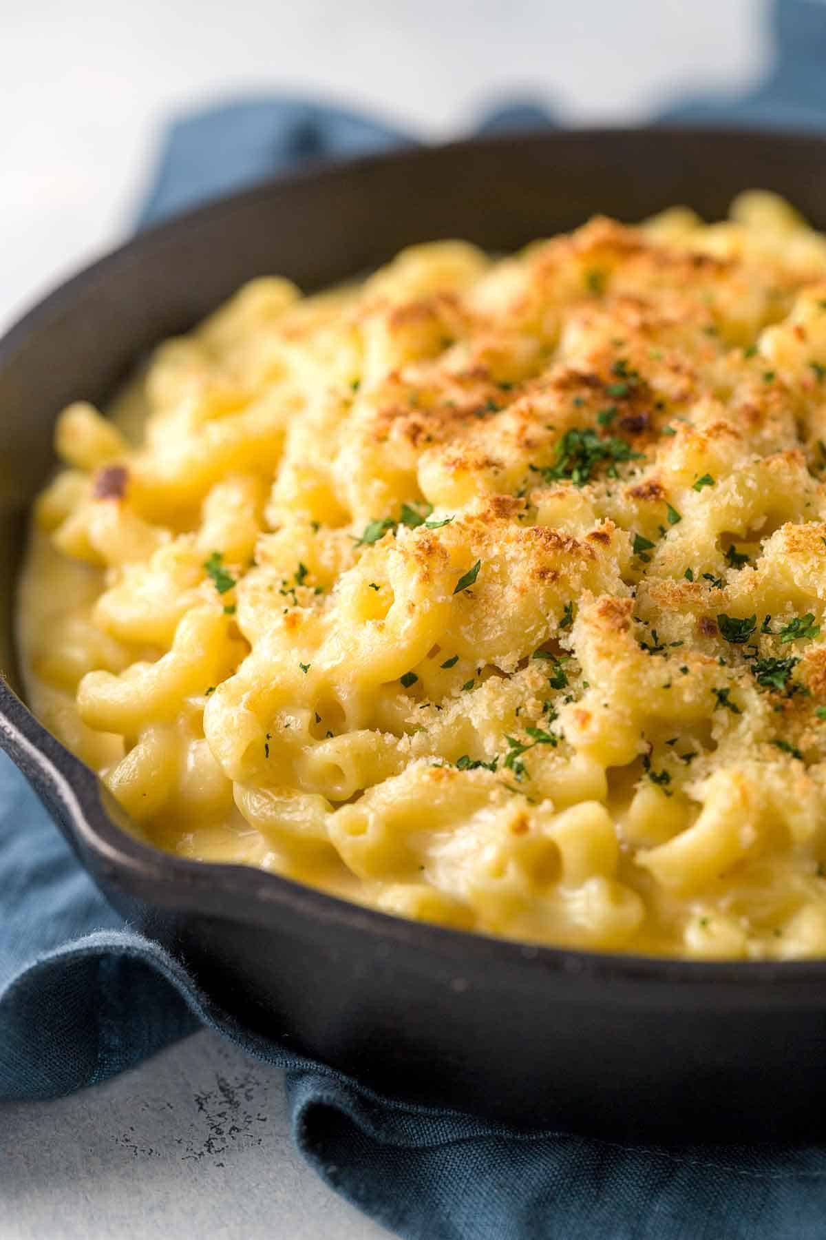 Baked Homemade Macaroni And Cheese
 Baked Macaroni and Cheese with Bread Crumb Topping