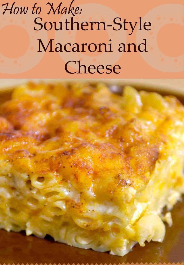 Baked Homemade Macaroni And Cheese
 Southern Baked Macaroni and Cheese Recipe