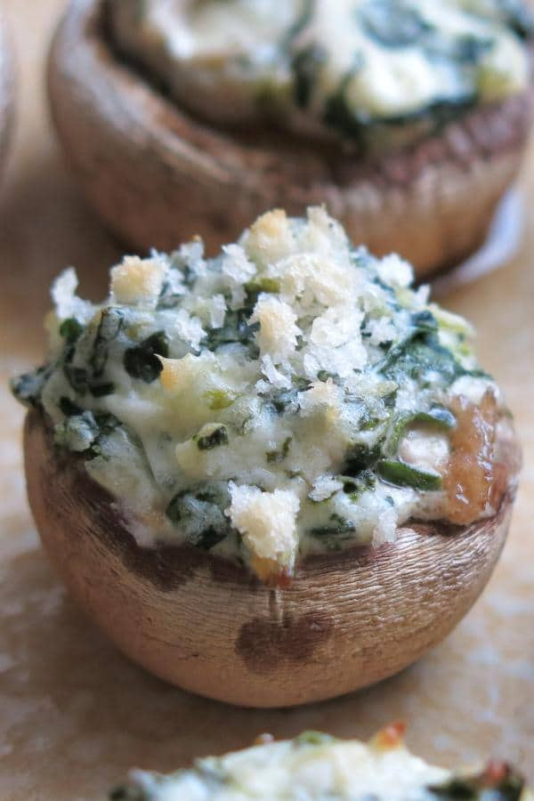 Baked Mushrooms With Cheese
 Easy Stuffed Mushrooms Spinach and Cream Cheese The