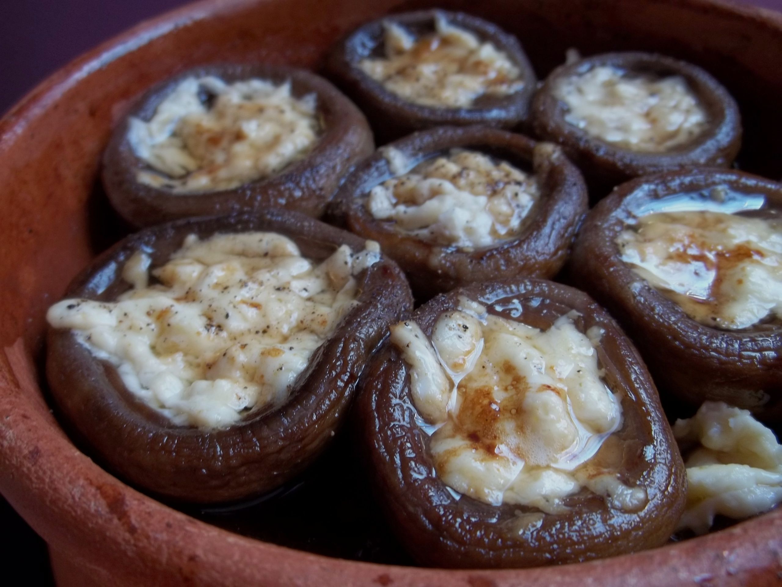 Baked Mushrooms With Cheese
 About Food – Baked Mushrooms Filled With Sulguni Cheese