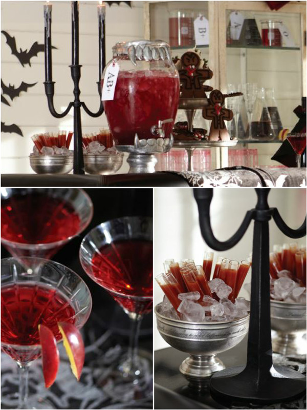 Bar Halloween Party Ideas
 Halloween Vampire Blood Bar Cocktail Recipes Party Ideas