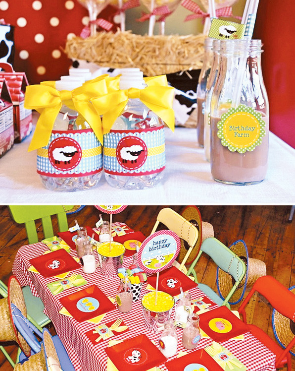 Barnyard Birthday Party Supplies
 Colorful "Birthday Farm" Barnyard Party Hostess with