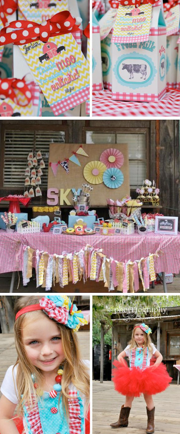 Barnyard Birthday Party Supplies
 Kara s Party Ideas Farmyard Birthday Bash