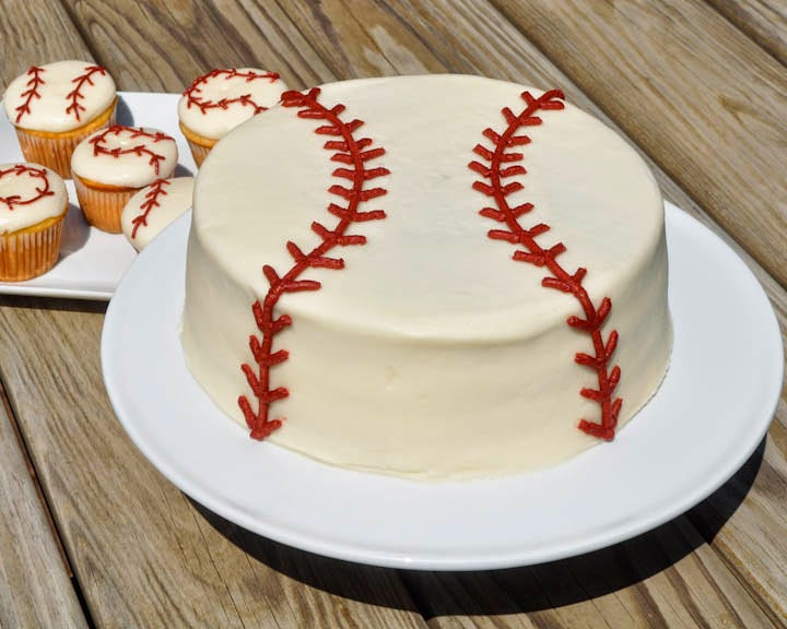 Baseball Birthday Cake
 Beki Cook s Cake Blog Easy Baseball Cake