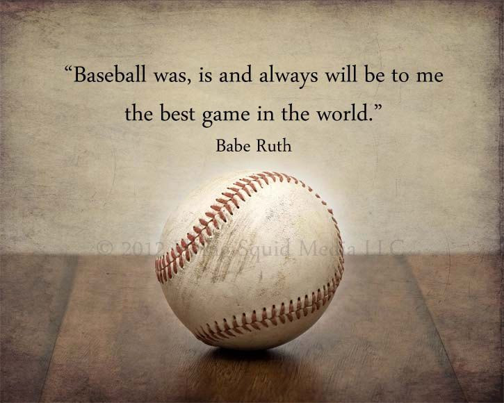 Baseball Inspirational Quotes
 Baseball Quotes Babe Ruth The ly Person QuotesGram