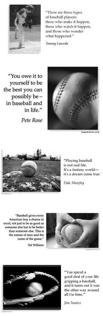 Baseball Inspirational Quotes
 Inspirational Quotes For Baseball Players QuotesGram
