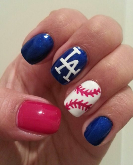 Baseball Nail Designs
 baseball nails