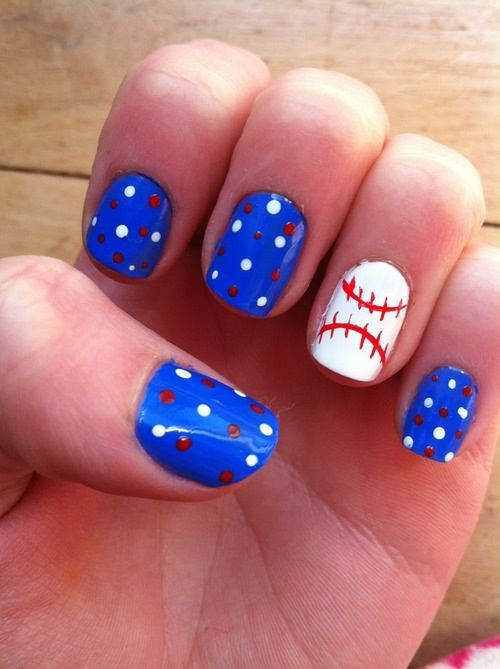 Baseball Nail Designs
 Best 25 Baseball nail designs ideas on Pinterest