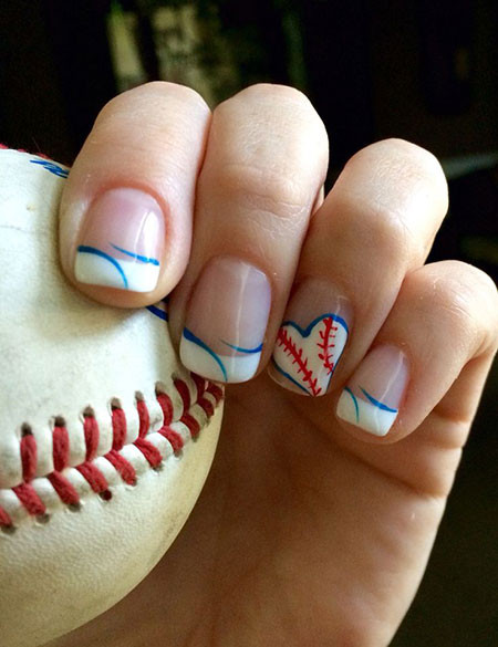 Baseball Nail Designs
 20 Baseball Nail Art Designs