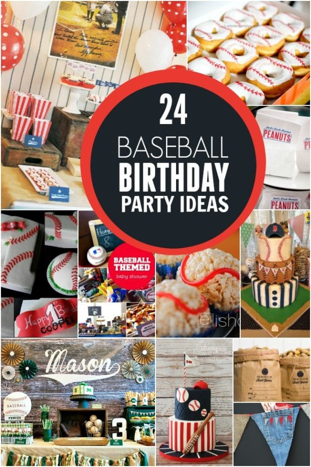 Baseball Themed Birthday Party
 24 Baseball Birthday Party Ideas