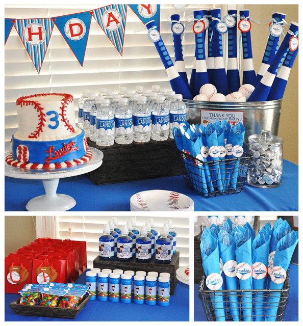 Baseball Themed Birthday Party
 Baseball Birthday Party Ideas 3 of 6