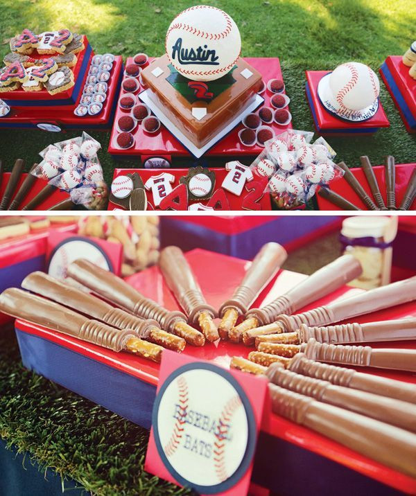 Baseball Themed Birthday Party
 17 Best images about Baseball Party Theme on Pinterest