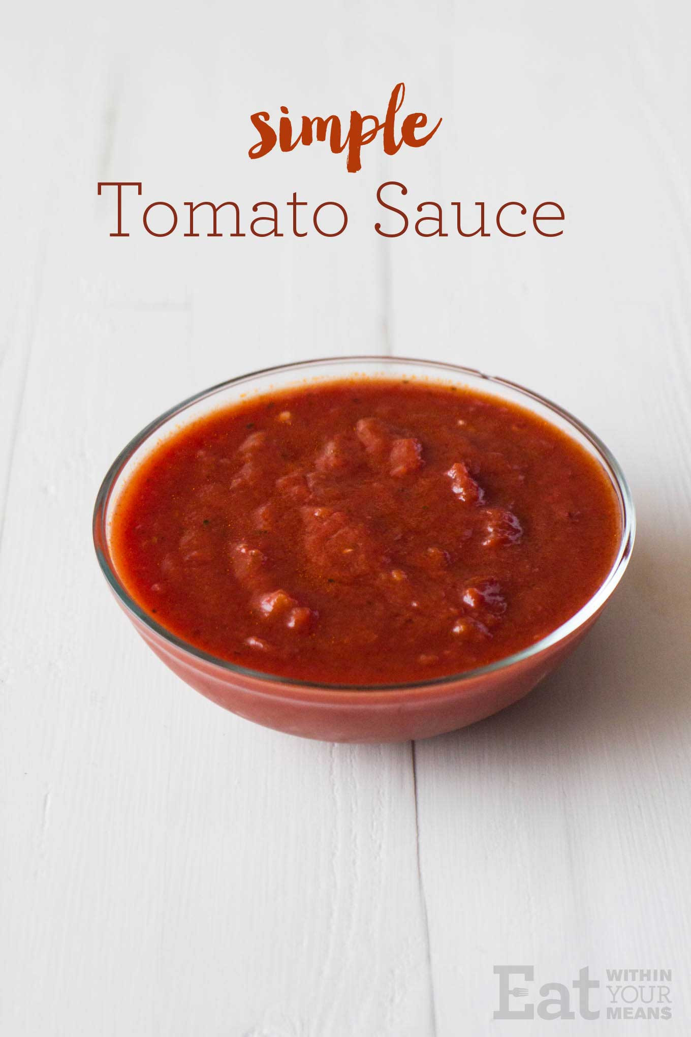 Basic Tomato Sauce
 Simple Tomato Sauce