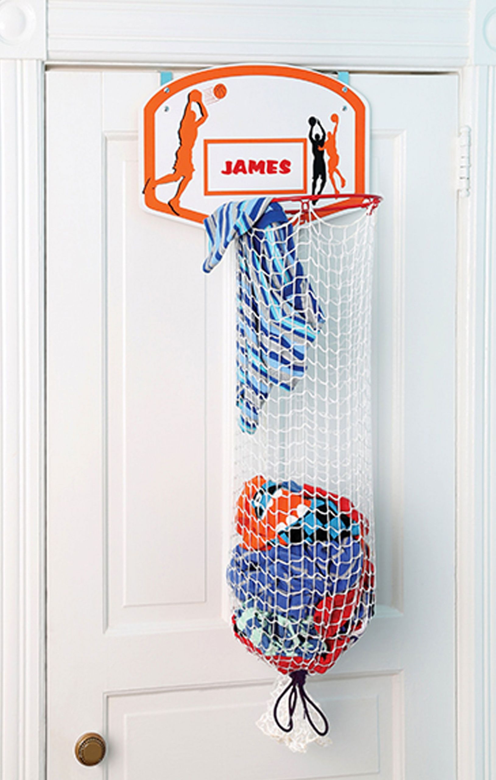 Basketball Hoop For Kids Room
 Over the Door Basketball Hamper and Storage en 2019