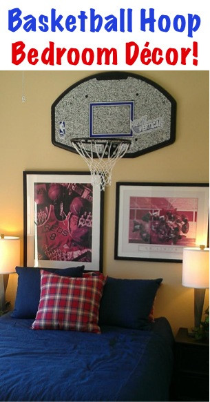 Basketball Hoop For Kids Room
 Creative Basketball Bedroom Ideas The Frugal Girls