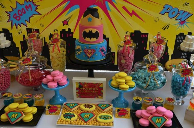Batgirl Birthday Party Supplies
 Supergirl Batgirl and Wonder Woman Unite For This