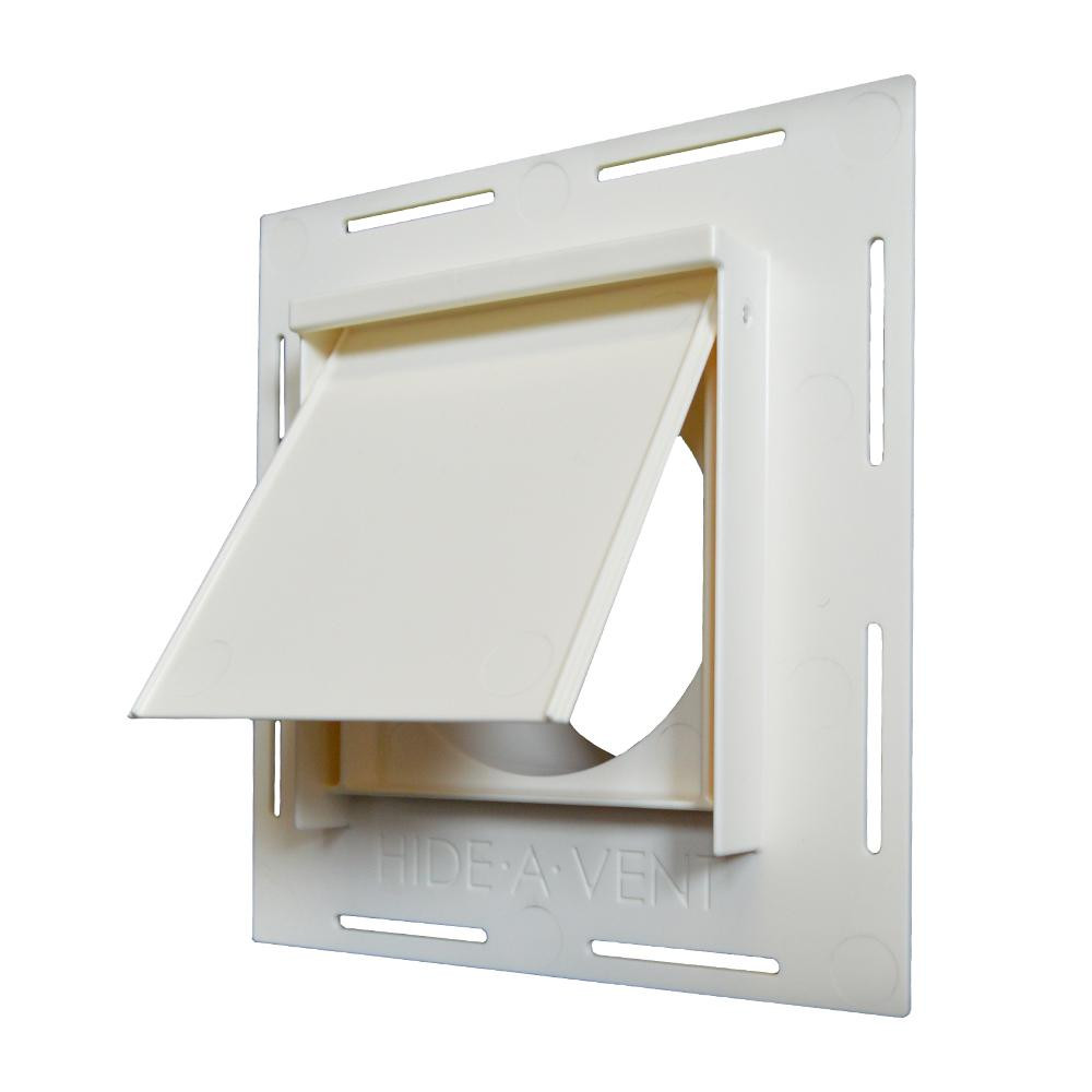 Bathroom Exhaust Fan Exterior Cover
 HIDE A VENT 4 in Round Exterior Vent for Dryers and