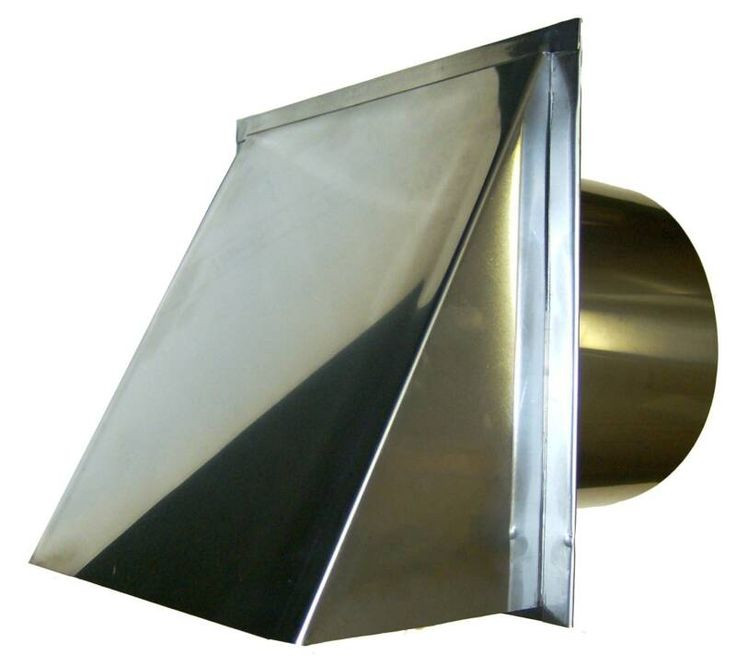 Bathroom Exhaust Fan Exterior Cover
 8 Inch Stainless Steel Outside Metal Vent Cover for