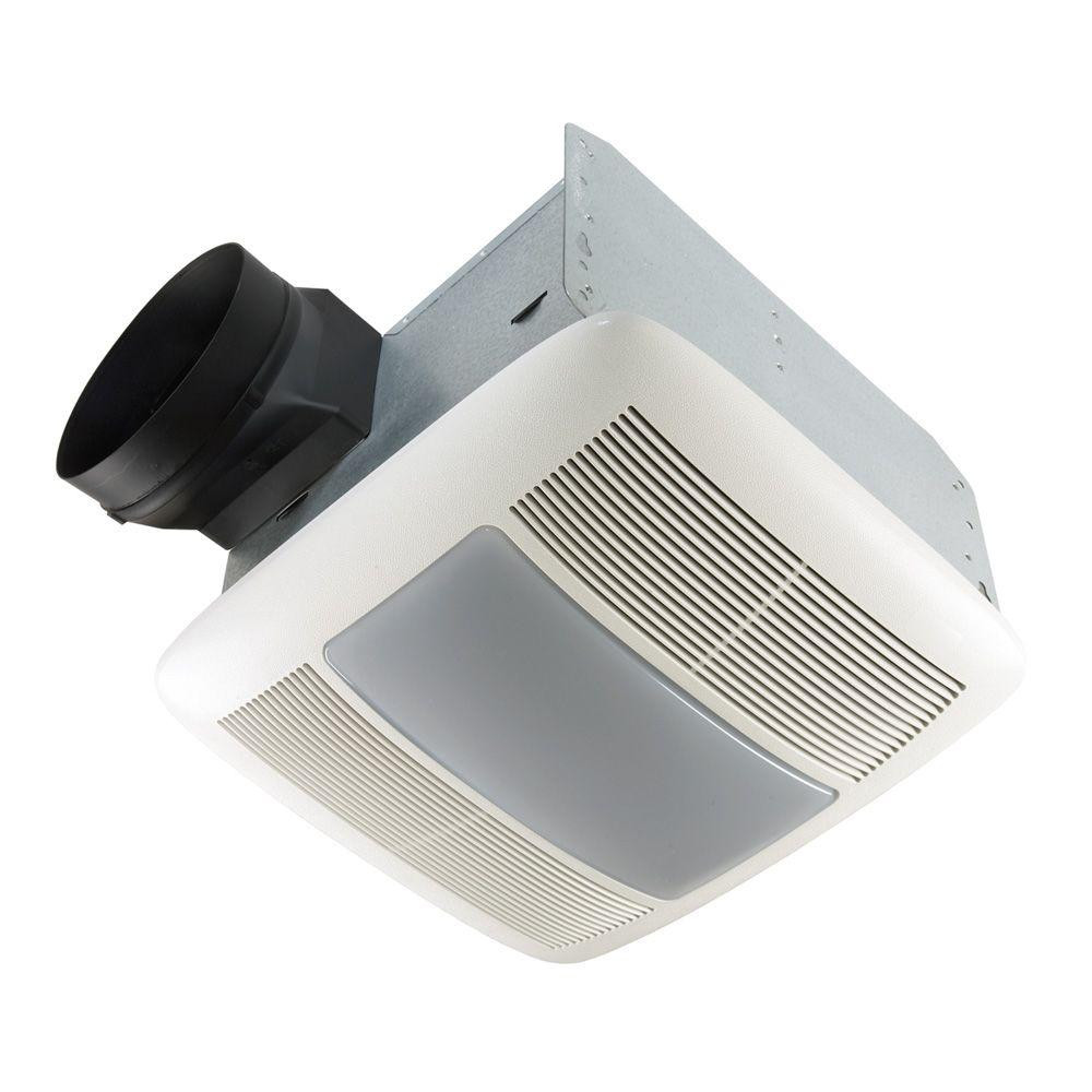 Bathroom Exhaust Fan Light
 NuTone QT Series Very Quiet 80 CFM Ceiling Bathroom