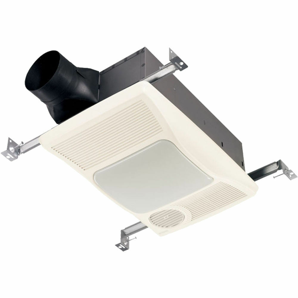 Bathroom Exhaust Fan With Heater
 Broan 100HFL 100 CFM Bathroom Vent Fan with Light and