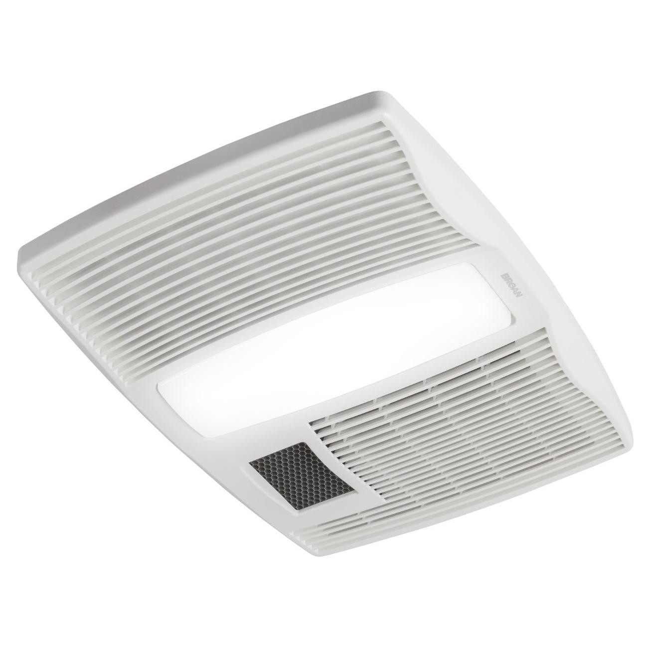 Bathroom Exhaust Fan With Heater
 Broan Nutone QTX110HL Very Quiet Ceiling Heater Fan and