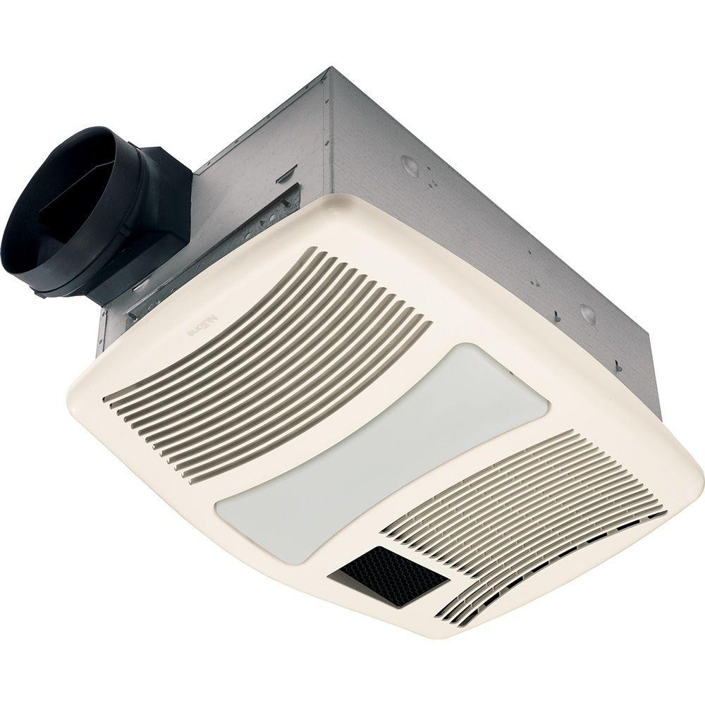 Bathroom Exhaust Fan With Heater
 NuTone QT Series Very Quiet 110 CFM Ceiling Bathroom