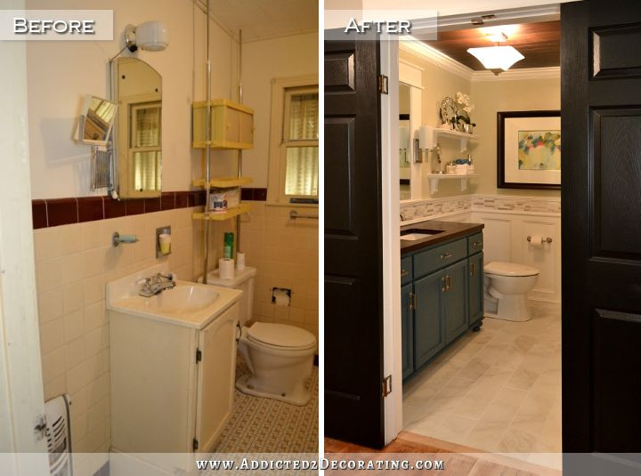 Bathroom Remodel Before And After
 DIY Bathroom Remodel Before & After