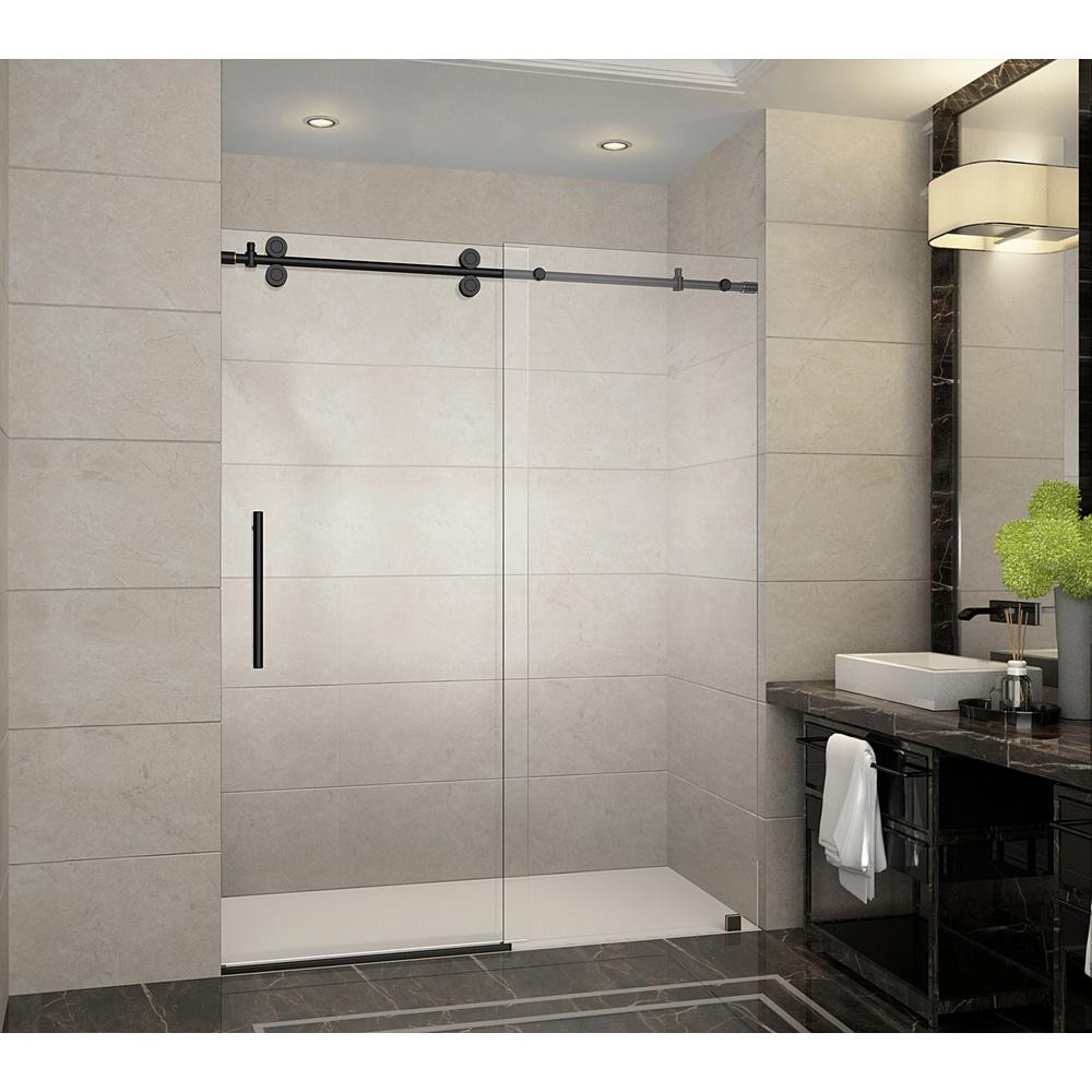 Bathroom Shower Doors
 Aston Langham 60 in x 75 in Frameless Sliding Shower