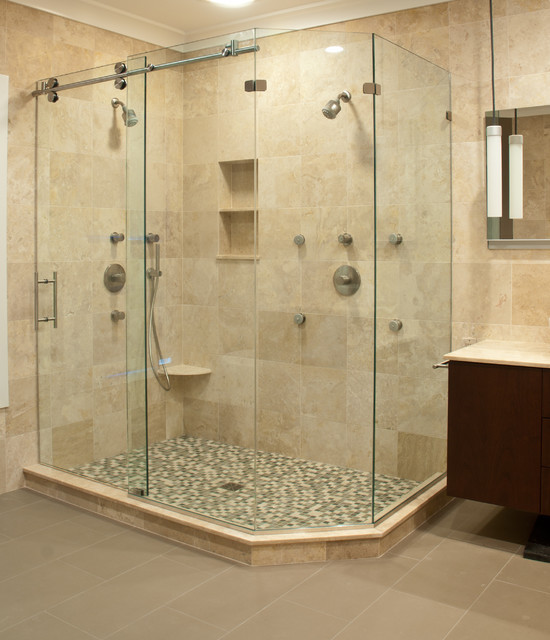 Bathroom Shower Doors
 Matrix Series Frameless Slider Shower Door Enclosures by