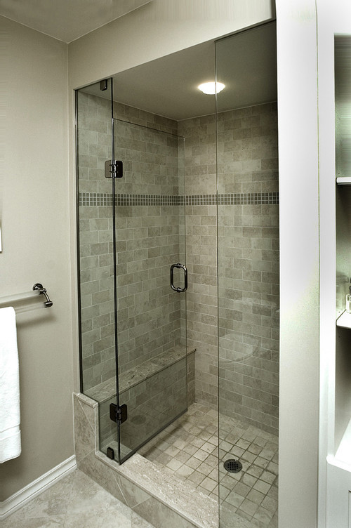 Bathroom Shower Doors
 does the glass door on stall shower open in and not pull