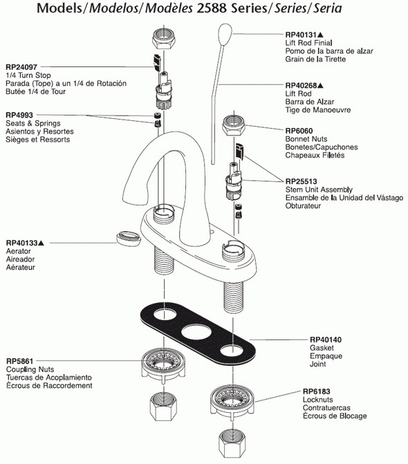 Bathroom Sink Parts Diagram
 Bathroom Sink Faucet Parts Diagram