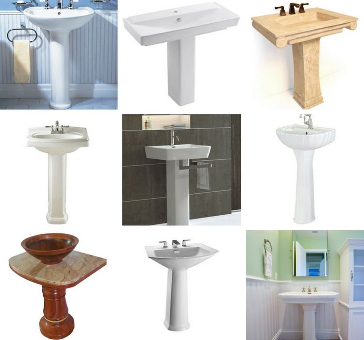 Bathroom Sink Types
 21 Types of Pedestal Sinks Buying and Installation Guide