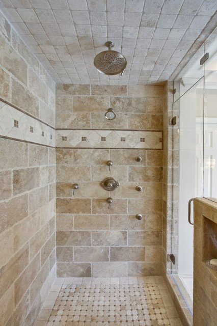 Bathroom Tile Patterns Shower
 Traditional Master Bathroom Traditional Bathroom