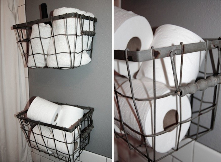 Bathroom Wall Baskets
 10 Wall Mounted Wire Baskets as Storage Remodelista