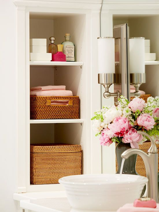 Bathroom Wall Baskets
 Decorating with Baskets 18 Everyday Ideas