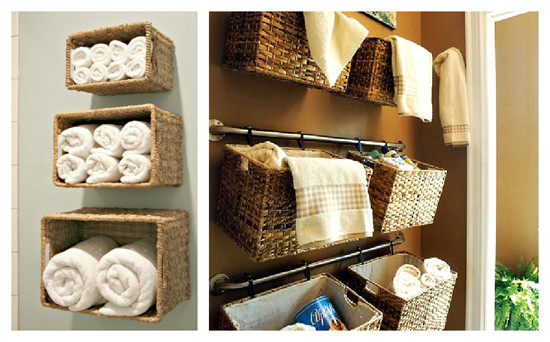 Bathroom Wall Baskets
 IHeart Organizing Bathroom Storage Furniture Favorites
