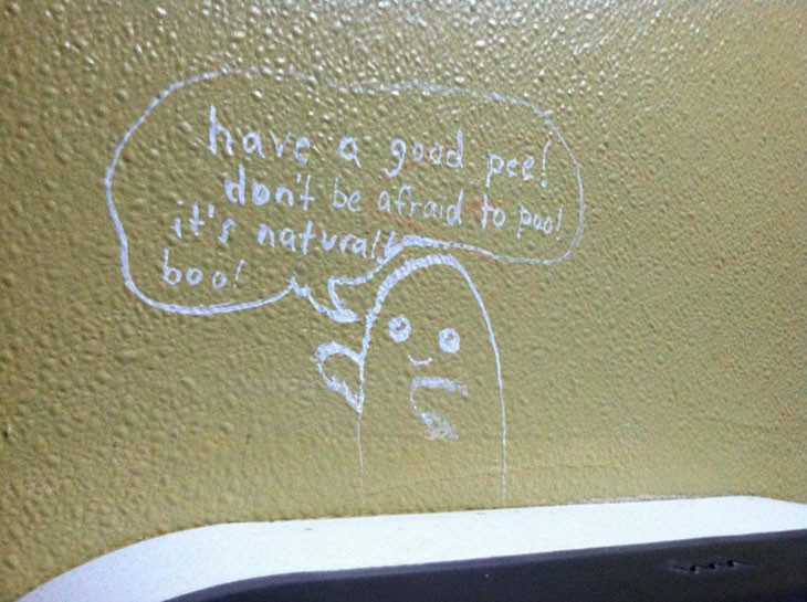 Bathroom Wall Writing
 The 20 Most Epic Things Ever Written In Bathroom Stalls